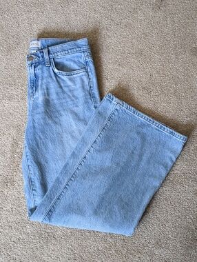 JOE'S The Lou Lou Low Rise Wide Leg Jean In Elegant Wash